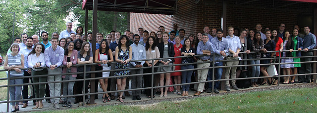 This is a picture of the students and faculty involved in the School of Medicine MSTP Group Photo Summer 2019 Retreat